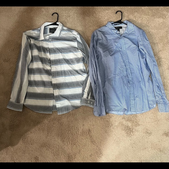 Dress shirts worn once… All Large sizes. - Picture 2 of 4